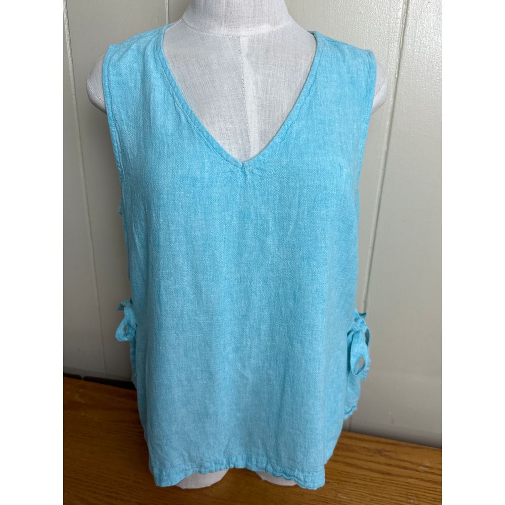 Yarn & Sea Top Women's Large Sleeveless‎
